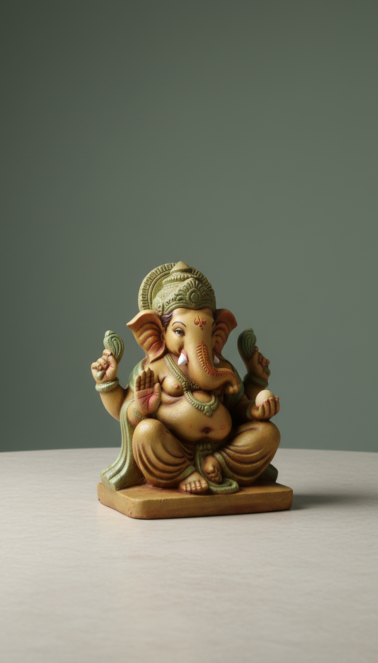 Festival Marigold Ganapati Idol