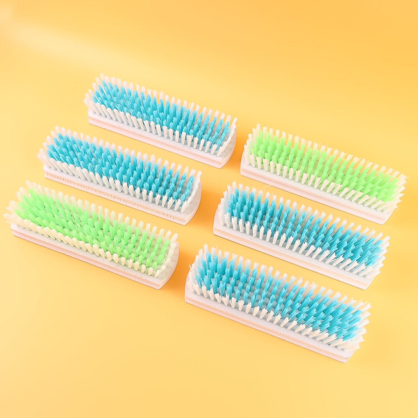 VeePee 6-Piece Cloth Washing and Cleaning Scrub Brush Set