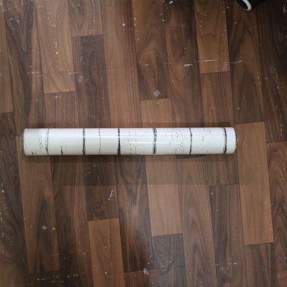 White Wood Grain Self-Adhesive Wallpaper 45 cm x 10 meter (1 Pc)