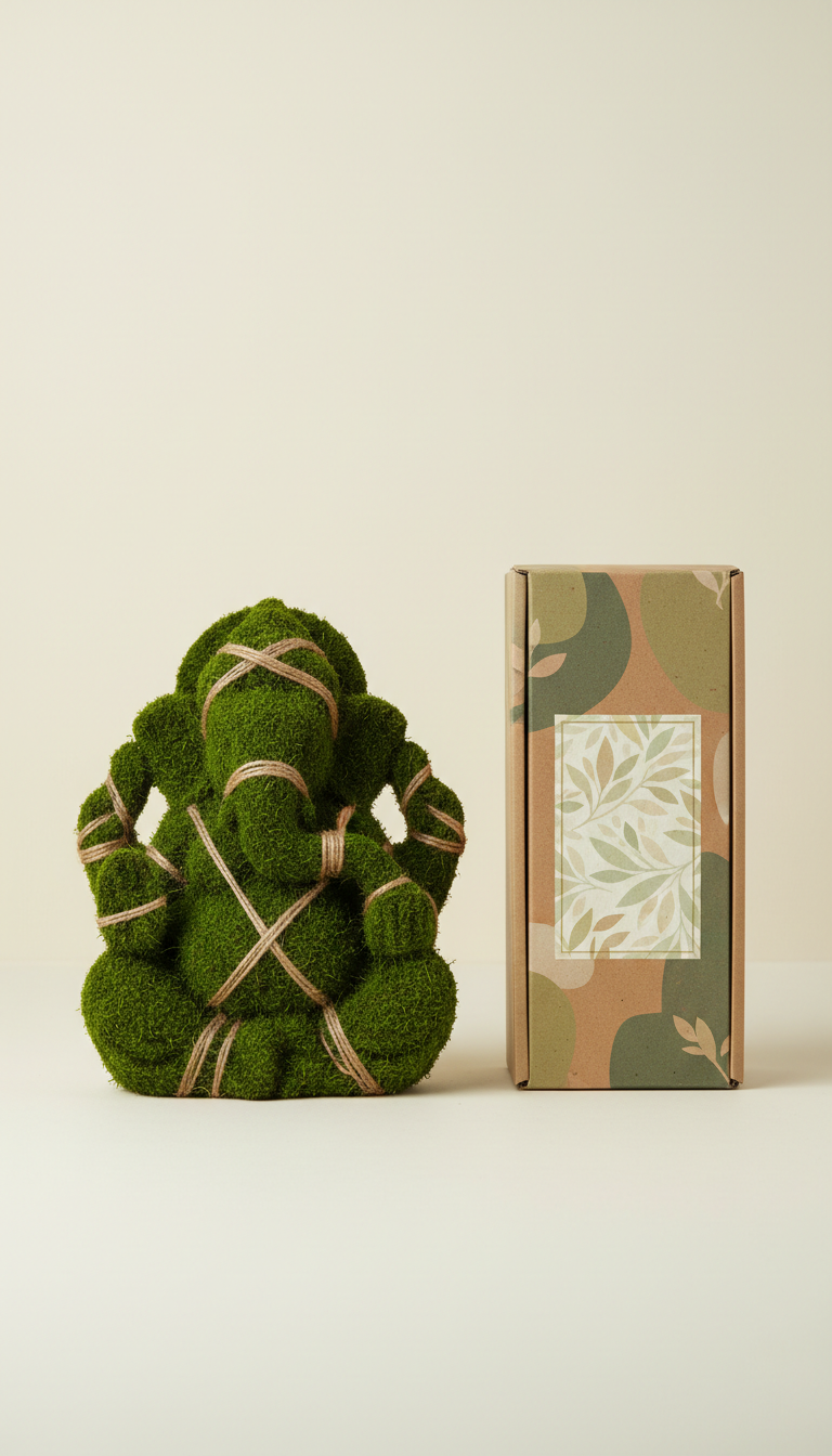 City Moss Eco-Pack Ganapati Idol