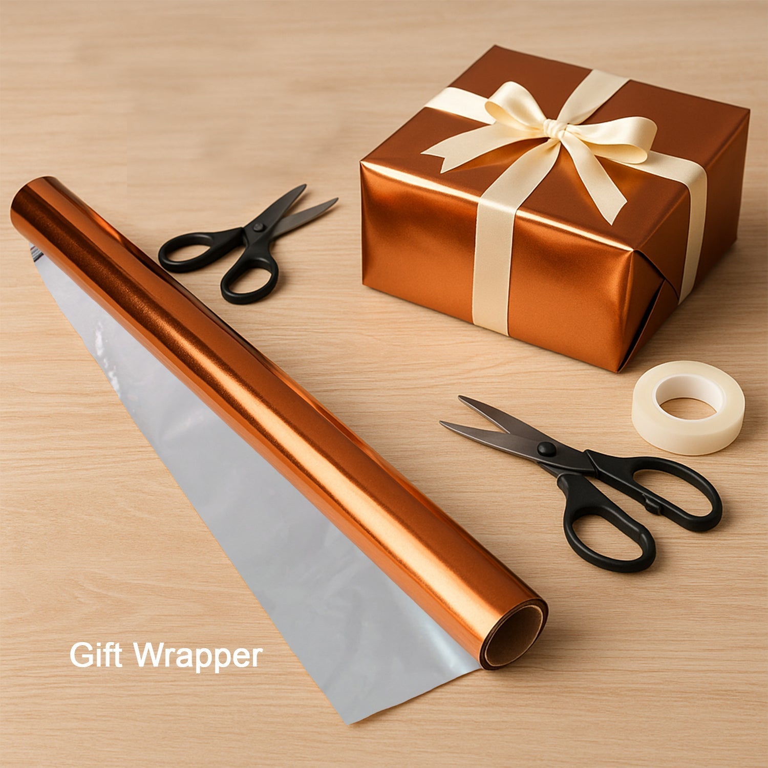 Multi-Color Metallic Gift Wrap Sheets