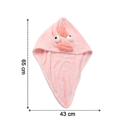 Microfiber Cartoon Hair Wrap 